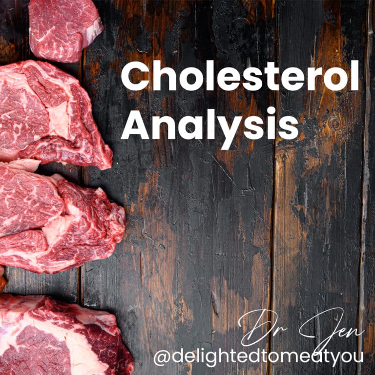 Cholesterol Analysis Delighted to Meat You